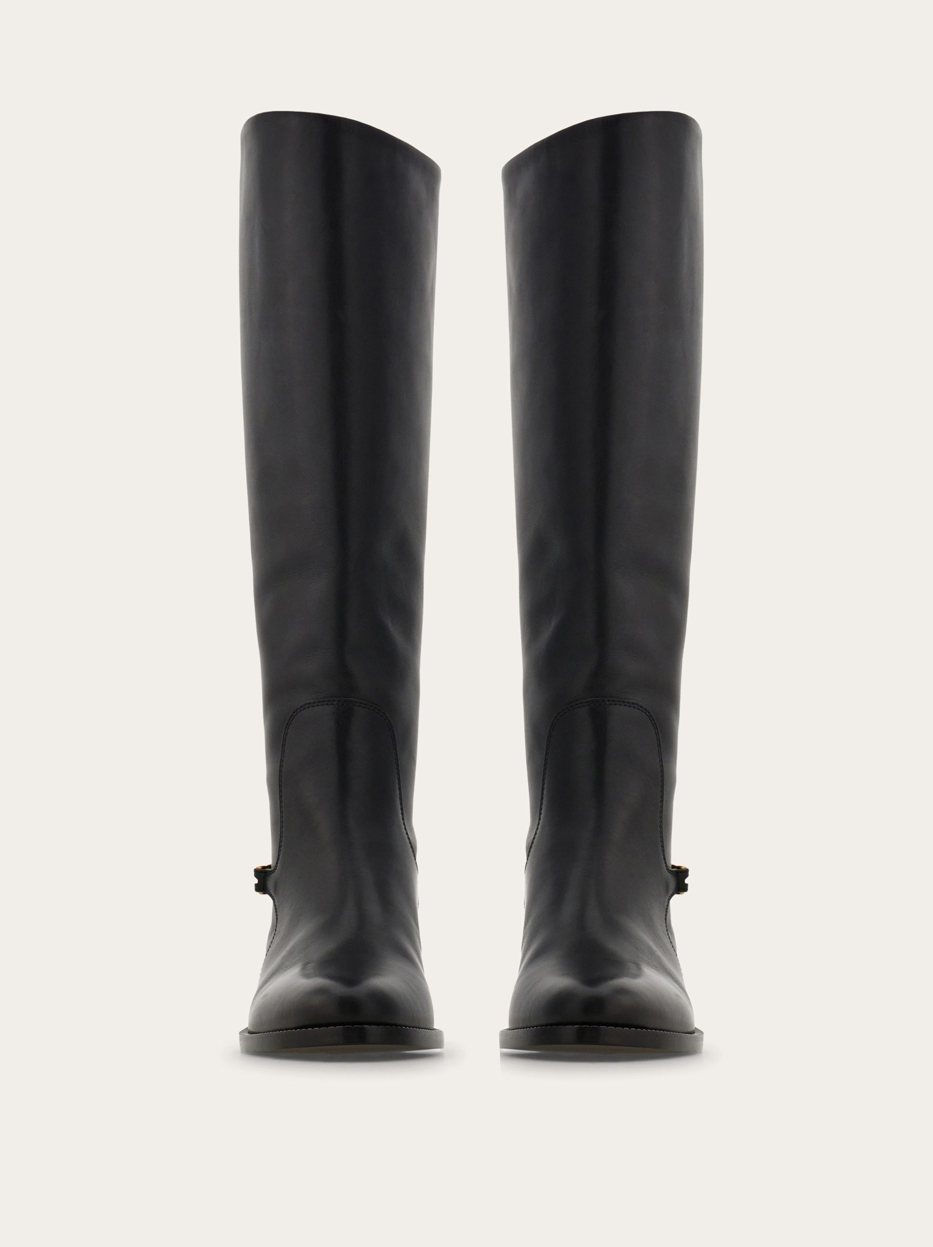 Ferragamo F buckle knee boot - Image 6